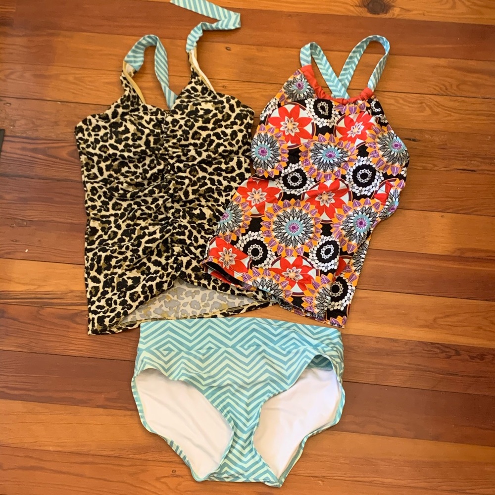 Lime Ricki Three Piece Swimsuit Set